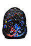 Water-Resistant Primary School Backpacks Bag Sı 3-Piece Set Boys Black Primary School Backpacks Bag Sı - 4