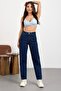 Women's Stretchy/Stretch Fabric High-Waist Mom Jeans - 8