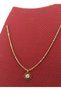 Domestic Production Dubai Model Suede Fabric Red Color 25/12 Cm Necklace - Chain Stand - 2