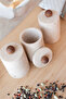 Marble Travertine Wooden Handle 3-Piece Spice Rack - 2