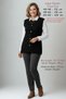 Women's Soft Steel Knitwear Plus Size Thick Winter Black Mother Vest - 8