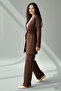 Stone Hijab Double Set N7176 Brown - 3