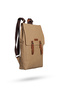 Design 02 15.6 Inch Camel Canvas Laptop Backpack - 2