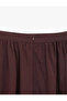 Comfortable Fit A-Line Long Brown Women's Skirt 6Wal70012Iw - 6