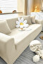 3.3.1.1 Sofa Cover Cream Sofa Slipcover Set Elastic Sofa Cover - 2