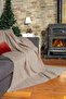 Premium Sofa Cover 175X350 Xlarge Grammage Jacquard Chenille Camel |   Sofa Cover |   Non-Slip - 2