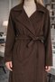 Unlined Cashmere Coat Women |   Fashion Belted Casual Stylish Winter Coat - 2