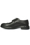 64742 Black Genuine Leather Ekrek Classic Shoes - 2