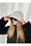 Adjustable Wool Bucket Bell Angora Hat Women Fisherman Bucket Hat - 5