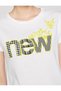 Women's White T-shirt 8YAK13164GK - 5
