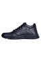 Goldbrand 602 black leather rubber sole men's casual shoes - 3