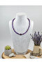 Original Amethyst Natural Stone Choker Necklace - 2