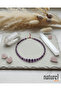 Original Amethyst Natural Stone Choker Necklace - 8