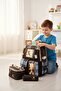 Rlx-1395 Set of 3 Children's Primary School Bag Backpack with Pen Holder and Lunch Bag Black