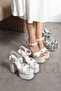 7-9901 Bridal Shoes, 15cm High, Thick Heeled Evening Dress Shoes, Double Layer Platform, Leather - 8