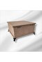 خشب - خام MDF - مجوهرات منقوشة - مكياج - إكسسوارات - متعددة الأغراض - صندوق ديكور مربع بأرجل - 6