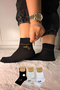 3 Pairs of Women's Stone Detailed Stitch-Free & Reinforced Booties Socks