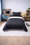 Sleeping Set Single Size Natural Cotton Fabric Fan Color - (4-Piece)