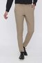 Slim Fit, No Pockets, Side Pockets, Stretchy Wool, Beige Chino Trousers P 1102 - 3