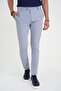 Slim Fit Side Pocket Flexible Straight Blue Cotton Trousers P 1197 - 3
