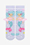 Girl's Wings Mermaid Lilac Trouser Socks