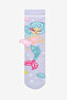 Girl's Wings Mermaid Lilac Trouser Socks - 2