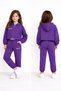 Purple Girl's Hooded Tracksuit Set 6-16 Years - 422904 - 2