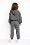 Anthracite Girl's Hooded Tracksuit Set 6-16 Years - 422904 - 2