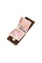 Money Clip Wallet Coffee Genuine Leather Handmade Slim Card Holder - 5