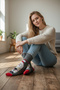 Unisex Christmas Socks Colorful Patterned Gift New Year Men Women Long Socks Single