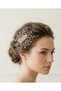 Fully Handmade Stylish And Elegant Wedding And Engagement Bridal Crown And Hair Accessory