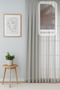 Aesthetic Modern Flaming Textured Pleated Tulle Curtain Living Room Bedroom Children's Room