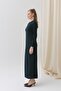Women's Basic Long Sleeve Knitwear Maxi Dress-12591Elb - Castleton Green - 3