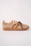Taupe Double Laced Casual Women's Sneaker Sports Shoes - 3