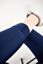 Women's Navy Blue Color Inside Fleece-Lined High Waist Shaping / Sculpting Tights - 2