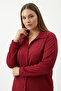 Hijab-Friendly Plus Size Shirt Set – Long Sleeve Wrinkle-Free Fabric Two-Piece Set - 2