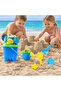XL Large Size Beach Sea Bucket Castle Play Set 6 Pieces Luxury Bucket Set