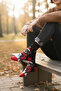 Unisex Christmas Socks Colorful Patterned Gift New Year Men Women Long Socks Single - 3