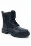 Unisex Non-Slip Guaranteed Fur-Lined Rubber Sole Winter Zippered Boots Iarnă Black Skin - 7