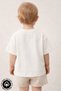 Girl's Crew Neck Hello Summer Printed 100% Cotton Oversize T-Shirt Baby-Child - 2