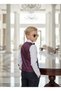 Children's Vest Suit Shirt Set DAMSON PLAID - 4