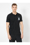 Men's Black Printed T-shirt - 3