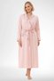 Women's Plus Size Floral Print Long Sleeve Dressing Gown Nightgown 2-Piece Set 80% Cotton 20% Viscose - 4