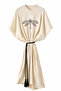100% Cotton Natural Kimono Dressing Gown
