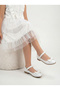 Bow Girls' Ballet Flats with Orthopedic Sole Patent Leather Ballet Flats Shoes