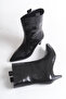 Women's Heeled Pointed Toe Boots - 3