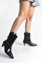 Women's Heeled Pointed Toe Boots - 5