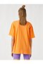 Women's Orange T-Shirt 1YAL18233IK - 4