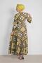 Skirt Fluffy Patterned Dress 4087 - 3
