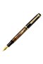 Classic M200 Marble Brown Brown Fountain Pen Ef Nib